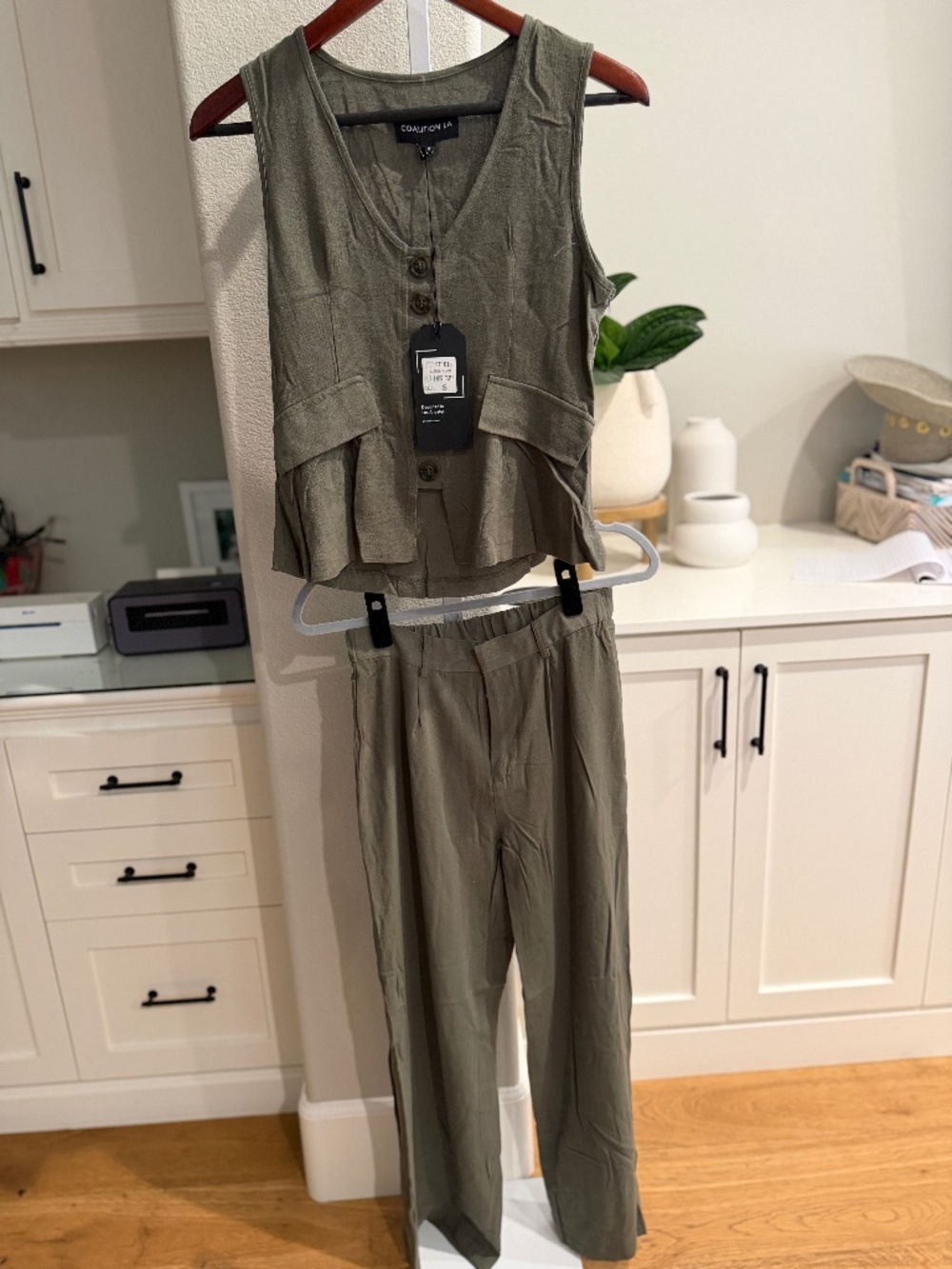 Coalition LA pant suit Army green Small